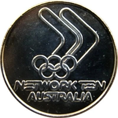 Token - Network 10 Olympics Games Los Angeles - Advertising Token back