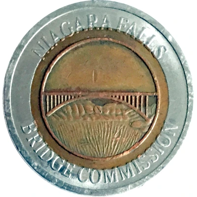 Token - Niagara Falls Bridge Commission Niagara Falls, NY ND front