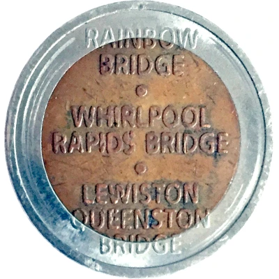 Token - Niagara Falls Bridge Commission Niagara Falls, NY ND back