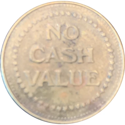 Token - No Cash Value (Horseshoe Star) ND back