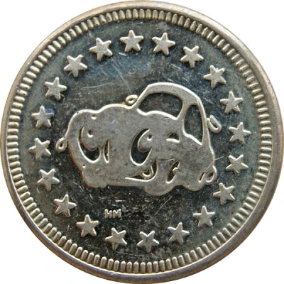 Token - Non Refundable - No Cash Value (Cartoon Car) ND front