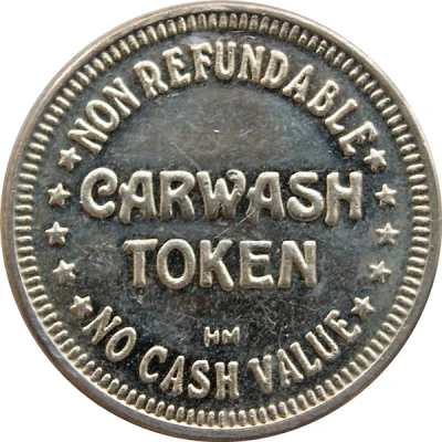 Token - Non Refundable - No Cash Value (Cartoon Car) ND back