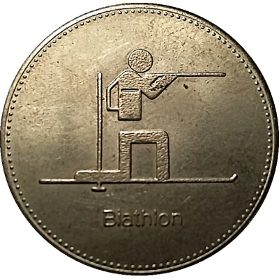 Token - Olympic Trust of Canada Biathlon ND front