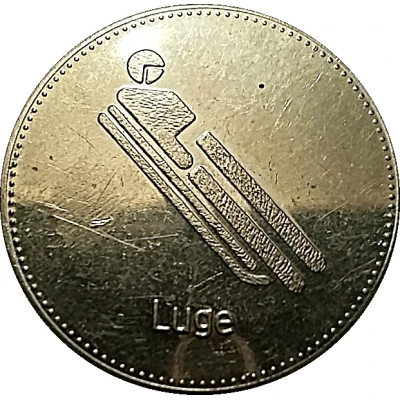 Token - Olympic Trust of Canada Luge ND front