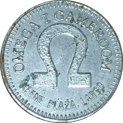 Token - Omega I Gameroom (Largo, Florida) ND back