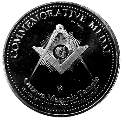 Token - Ottawa Masonic Temple back