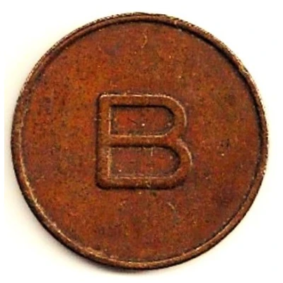 Token - Paradise Island Bridge - B; Second Issue (Nassau) ND front