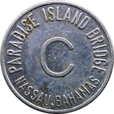 Token - Paradise Island Bridge - C; First Issue (Nassau) ND front