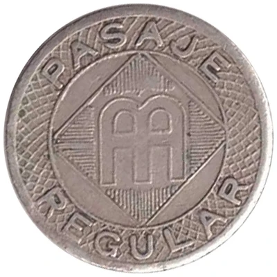 Token - Pasaje Regular San Juan, Puerto Rico ND back