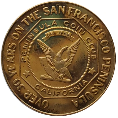 Token - Peninsula Coin Club San Francisco, California front