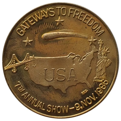 Token - Peninsula Coin Club San Francisco, California back