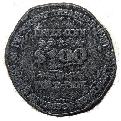 Token - Pepsodent Treasure Hunt Prize Coin ND back