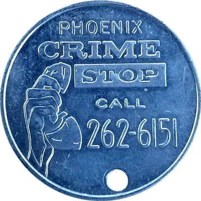 Token - Phoenix Crime Stop (Phoenix, Arizona) ND front