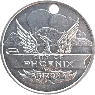 Token - Phoenix Crime Stop (Phoenix, Arizona) ND back