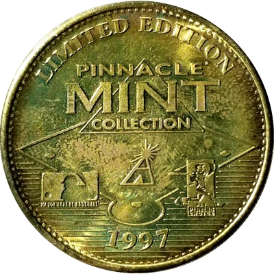 Token - Pinnacle Mint Collection Baseball Mike Piazza back