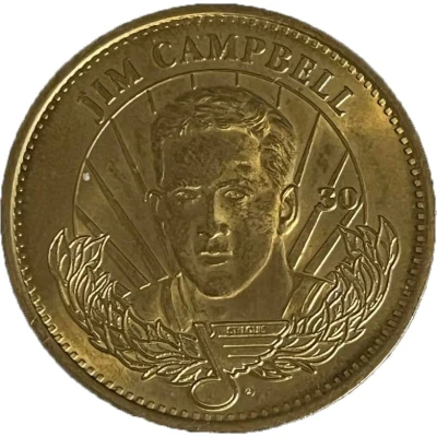 Token - Pinnacle Mint Collection Hockey Jim Campbell front