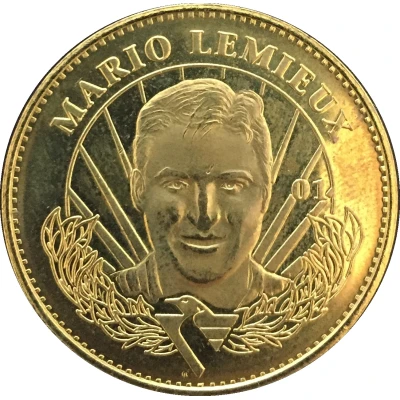Token - Pinnacle Mint Collection Hockey Mario Lemieux front