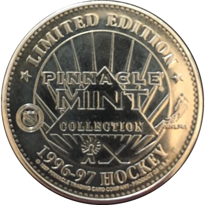 Token - Pinnacle Mint Collection Hockey Steve Yzerman back