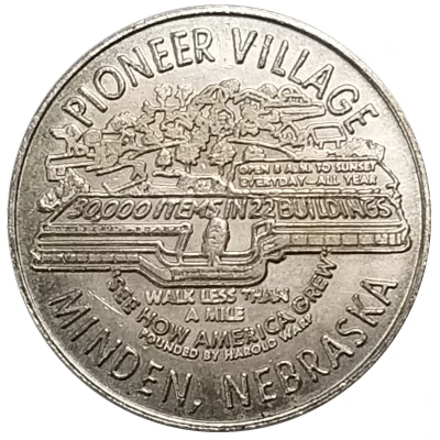 Token - Pioneer Village (Minden, Nebraska) ND front