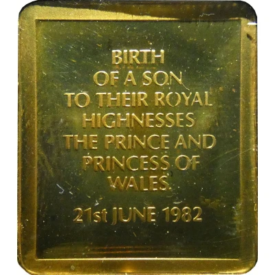 Token - Pobjoy Mint Limited Birth of Prince William back