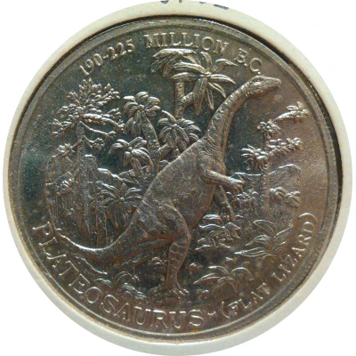 Token - Post Pebbles Cereal Premium Plateosaurus, second series ND front