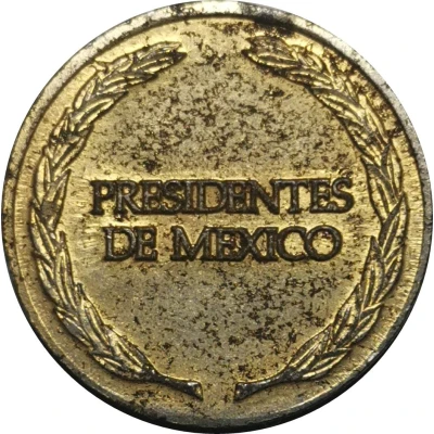 Token - Presidentes de Mexico ND back