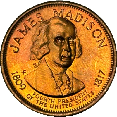 Token - Presidential Hall of Fame James Madison ND front