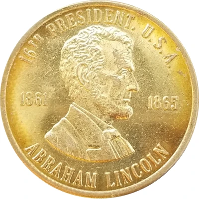 Token - Reader's Digest History of U.S. Presidents Abraham Lincoln ND front