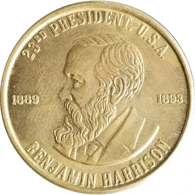 Token - Reader's Digest History of U.S. Presidents Benjamin Harrison ND front