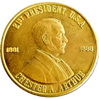 Token - Reader's Digest History of U.S. Presidents Chester A. Arthur ND front