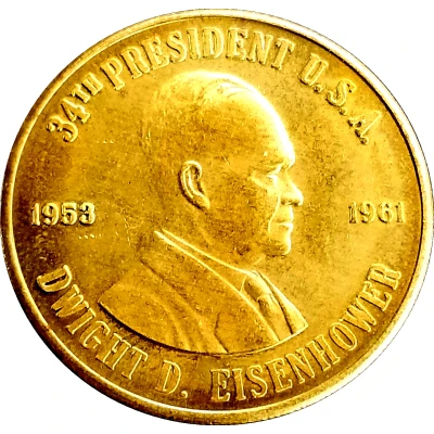 Token - Reader's Digest History of U.S. Presidents Dwight D. Eisenhower ND front