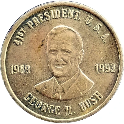 Token - Reader's Digest History of U.S. Presidents George Bush ND front