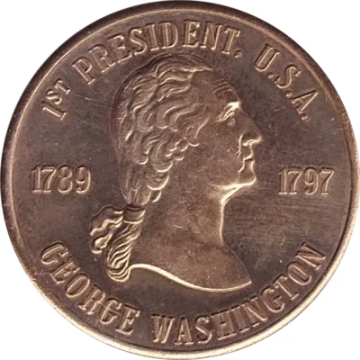 Token - Reader's Digest History of U.S. Presidents George Washington ND front