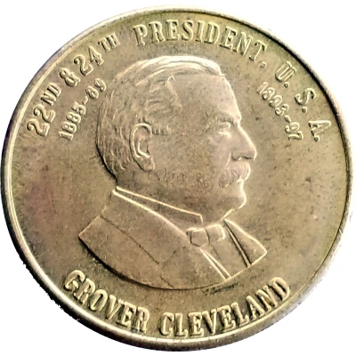 Token - Reader's Digest History of U.S. Presidents Grover Cleveland ND front