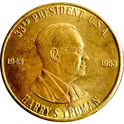 Token - Reader's Digest History of U.S. Presidents Harry S. Truman ND front