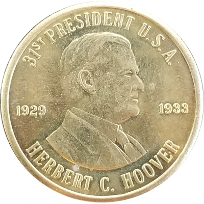 Token - Reader's Digest History of U.S. Presidents Herbert C. Hoover ND front