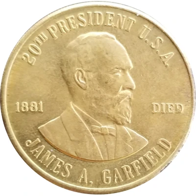 Token - Reader's Digest History of U.S. Presidents James A. Garfield ND front