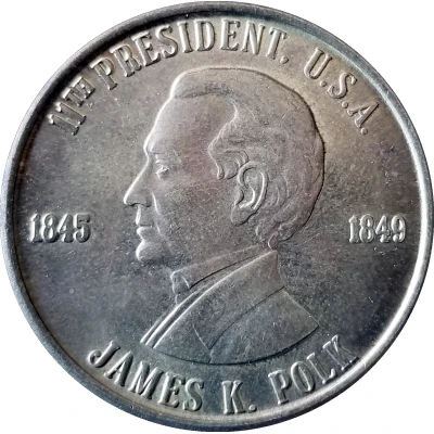 Token - Reader's Digest History of U.S. Presidents James K. Polk ND front