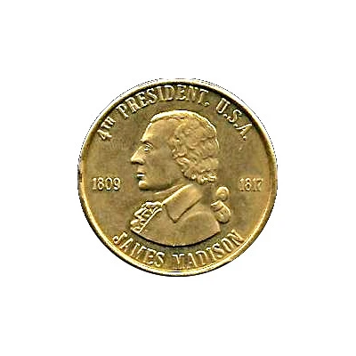 Token - Reader's Digest History of U.S. Presidents James Madison ND front