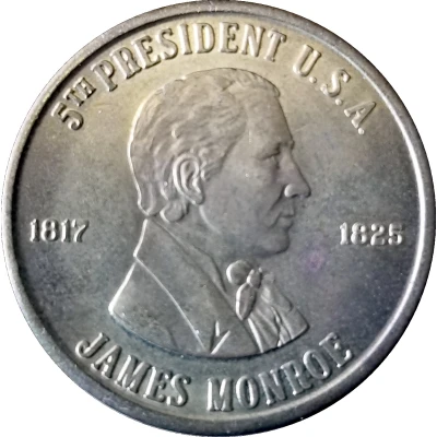 Token - Reader's Digest History of U.S. Presidents James Monroe ND front
