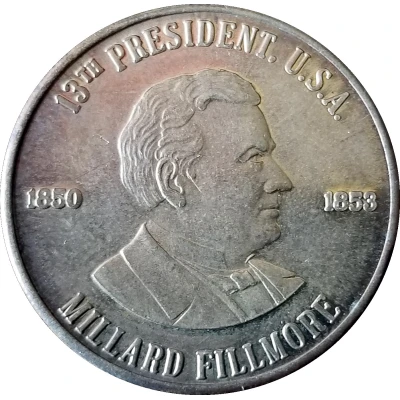Token - Reader's Digest History of U.S. Presidents Millard Fillmore ND front