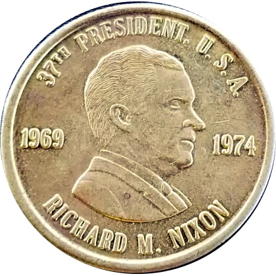 Token - Reader's Digest History of U.S. Presidents Richard M. Nixon ND front