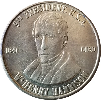 Token - Reader's Digest History of U.S. Presidents William Henry Harrison ND front