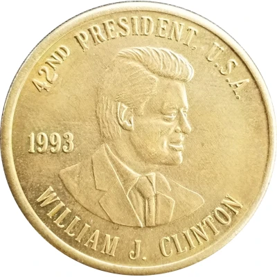 Token - Reader's Digest History of U.S. Presidents William J. Clinton ND front