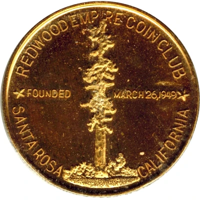 Token - Redwood Empire Coin Club front
