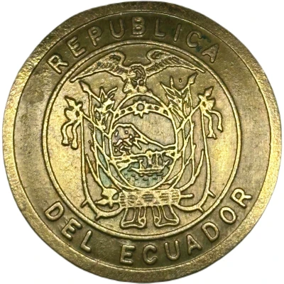 Token - Republic of Ecuador ND front