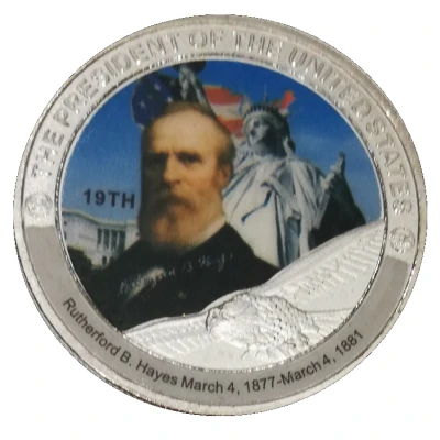 Token - Rutherford B. Hayes 19th President ND front