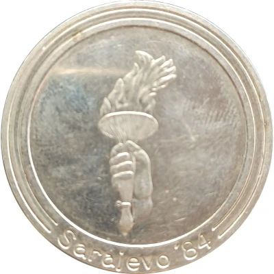 Token - Sarajevo Winter Olympic Games ND back