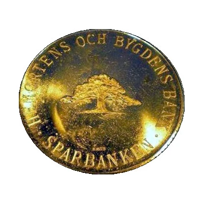 Token - Savings Bank (Småland) ND back