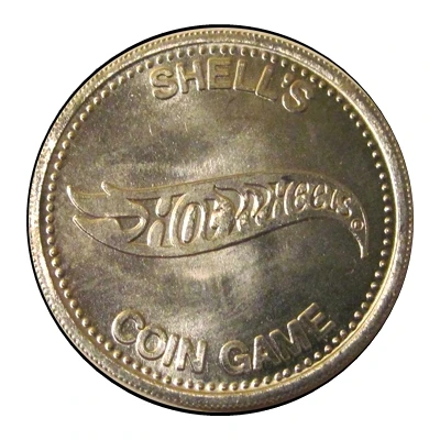 Token - Shell's Hot Wheels Coin Game Corvette Stingray ND back